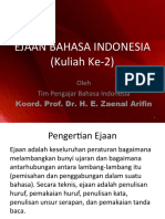 Ejaan Bahasa Indonesia