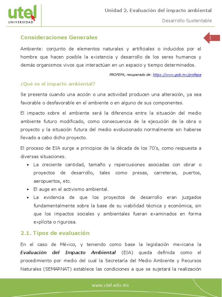 Evaluación de Impacto Ambiental en México | PDF | Evaluación de impacto ...