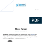 Siklus Karbon - Pengertian, Skema, Daur Karbon, Manfaat Dan Prosesnya PDF