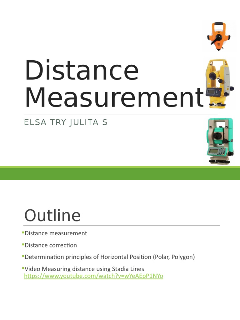 Video Guide to Distance Measurement | PDF | Applied And ...