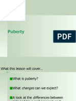 Powerpoint - Puberty Part 1, Puberty, body changes & differences (2)