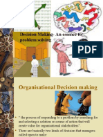 Organizational Decision Making: An Essence of Problem Solving