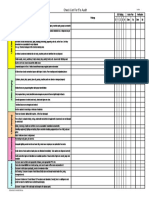 Check List For 5s Audit For Uty