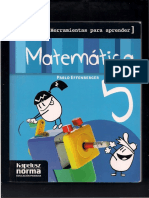 Matematica 5 Kapelusz Norma PDF