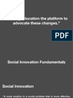 Social Innovation Fundamentals