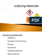 Handling Oxidizing Materials Safely