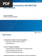 Hardware Connectivity With Matlab and Simulink