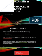 Pharmacokinetics and Biopharmaceutics Introduction