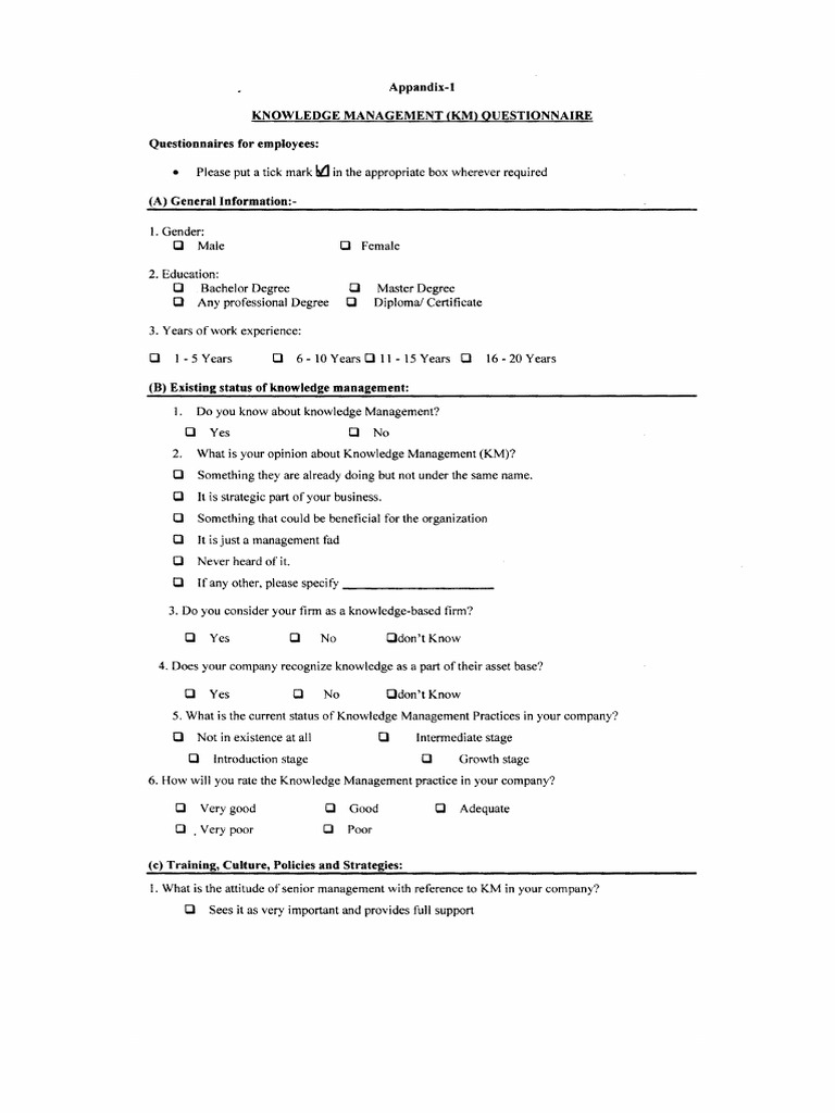 15 - Appendix 1 PDF | PDF | Knowledge Management | Knowledge