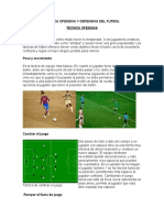 Tecnica Ofensiva y Defensiva Del Futbol
