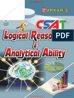 CSAT - Logical Reasoning & Analytical Ability by Dr. M.B.Lal & Ashok Gupta PDF