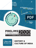 History & Culture Rau'sIAS Prelims Compass 2020 PDF