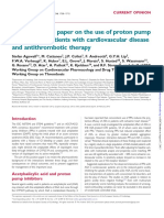 Expert position paper on the use of proton pumpinhibitors in patients with cardiovascular diseaseand antithrombotic therapy