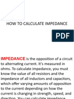 How To Calculate Impedance