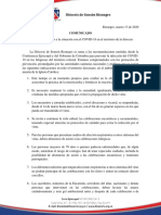 Comunicado - Covid-19 - 03-13-2020 PDF