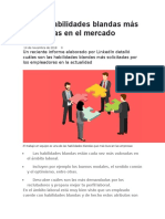 Las 10 Habilidades Blandas Más Solicitadas en El Mercado Laboral