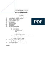 CO - 910125 - Acuerdo Final Entre El Gobierno Nacional Y El Partido Revolucionario de Los Trabajadores - SP PDF