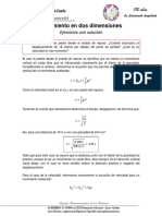 Ejercicios Resueltos - Movimiento en 2D PDF