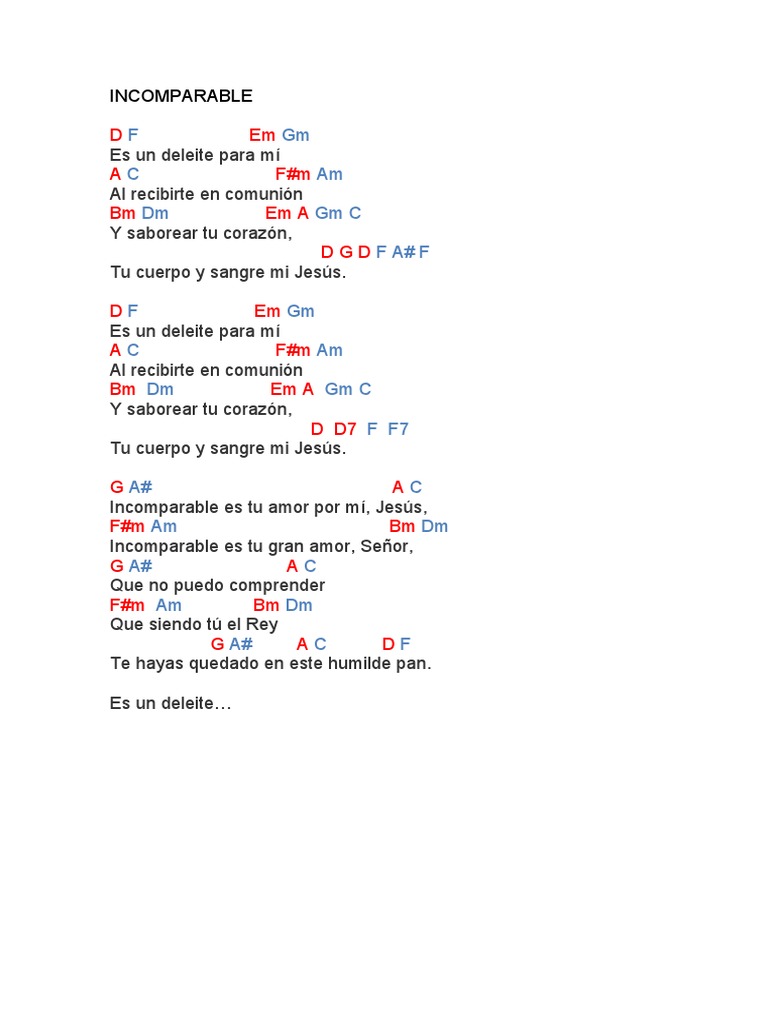 Es un deleite para mí en comunión | PDF | Poesía