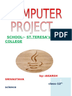 Computer Project Profile