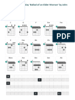 Ballad of An Elder Woman - Guitar Chords (Tuning DADGAD) PDF