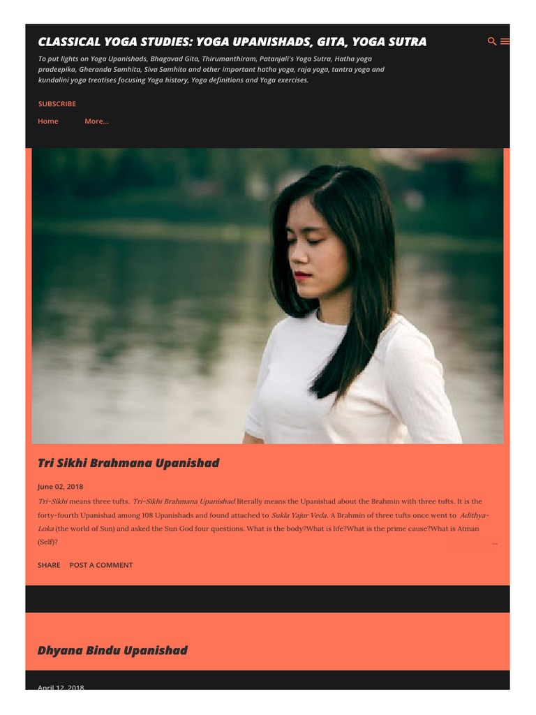 Dhyanabinduupanishad PDF Prana Yoga