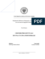 Criteri Progettuali Di Una Cucina Industriale PDF