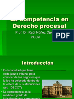 La Competencia en Derecho Procesal (2019)