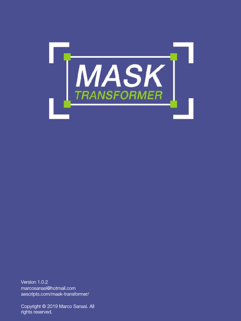 Mask Transformer 1.0.2 PDF | PDF