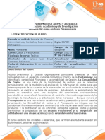 Syllabus Del Curso Costos y Presupuestos