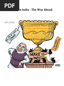 Make in India - The Way Ahead ! Economics Project Class 12  