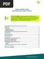 XLR8 - Quick Reference Guide v2018.3