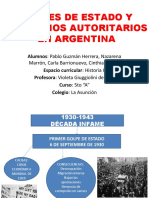 Golpes de Estado y Gobiernos Autoritarios en Argentina (Autoguardado)
