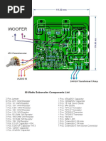 ELECTROINDIA - 80 Watts Subwoofer Mono Audio Amplifier Board DIY TIP3055 & TIP2955 Transistor (Hindi) PDF