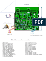 ELECTROINDIA - 80 Watts Subwoofer Mono Audio Amplifier Board DIY TIP3055 & TIP2955 Transistor (Hindi) PDF