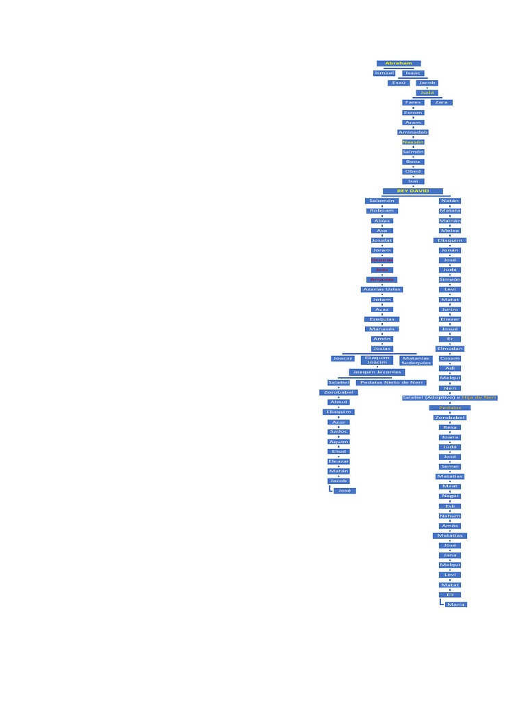 Genealogía De Jesucristo Pdf Reyes Del Antiguo Israel Biblia Hebrea