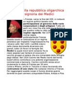 Firenze Dalla Repubblica Oligarchica Alla Signoria Dei Medici