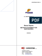 E458 CON CI IPR BAC 002 A Method - Statement - For - Earthworks PDF