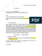 Autorización uso botadero río Ocobamba