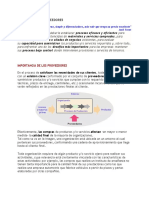 Evaluación de Proveedores