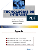 Tecnologias de Internet - Clase - 1 PDF