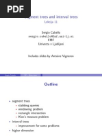 Segment Tree and Interval Tree