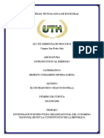 Estructura Organizacional Del Congreso Nacional Según La Constitucion de La Republica