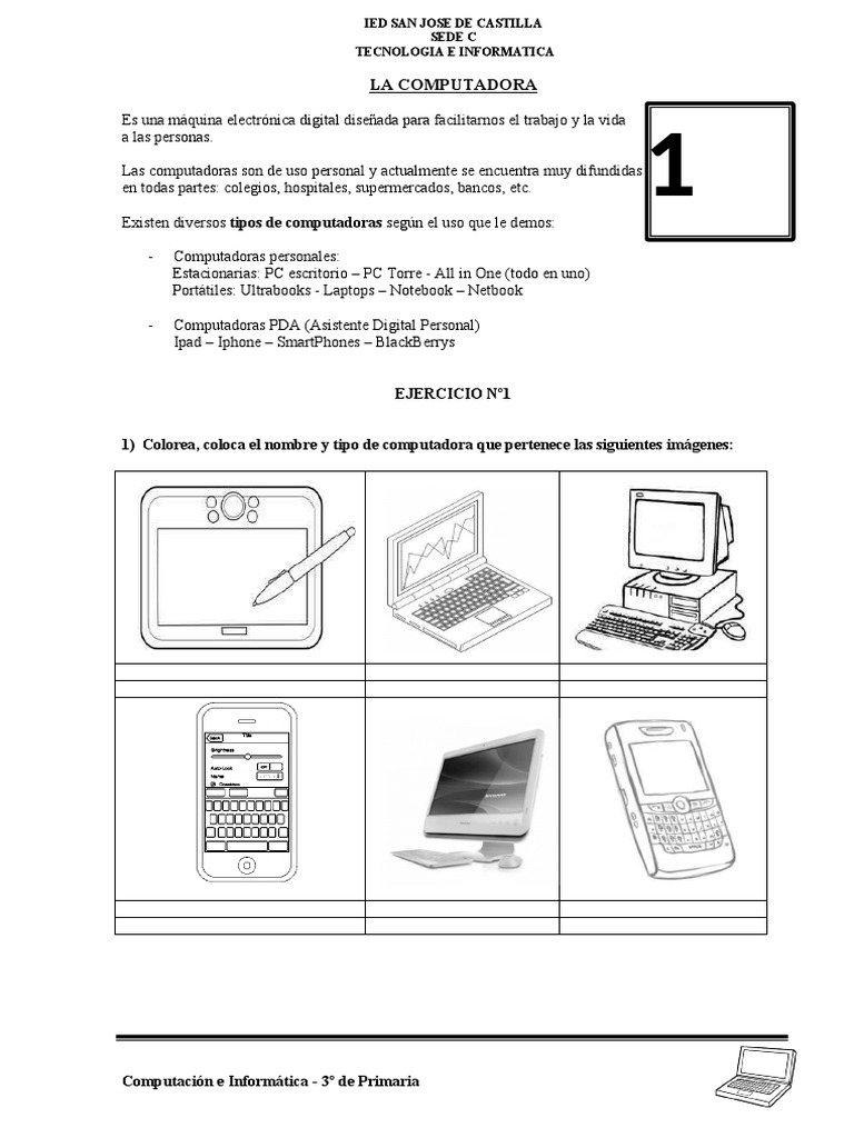 Informatica 3 | PDF | Periférico | Hardware de la computadora