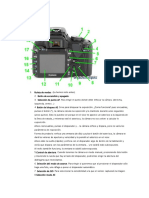 Partes de La Cámara Canon