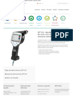 DP 510 - Medidor Portátil de Punto de Rocío Con Registro de Datos, Sensores Extras