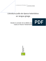 Literatura Judía de Época Helenística en Lengua Griega