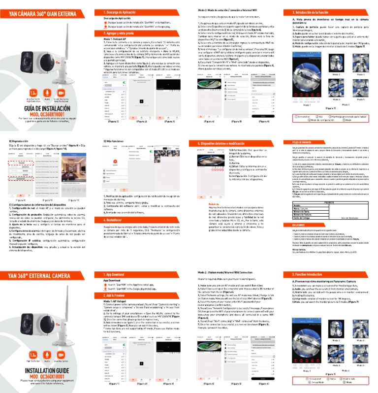 Manual de Usuario Camara IP Externa QIAN PDF