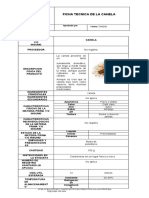 Ficha técnica canela