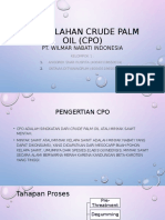 Pengolahan Crude Palm Oil (Cpo) PT Wilmar